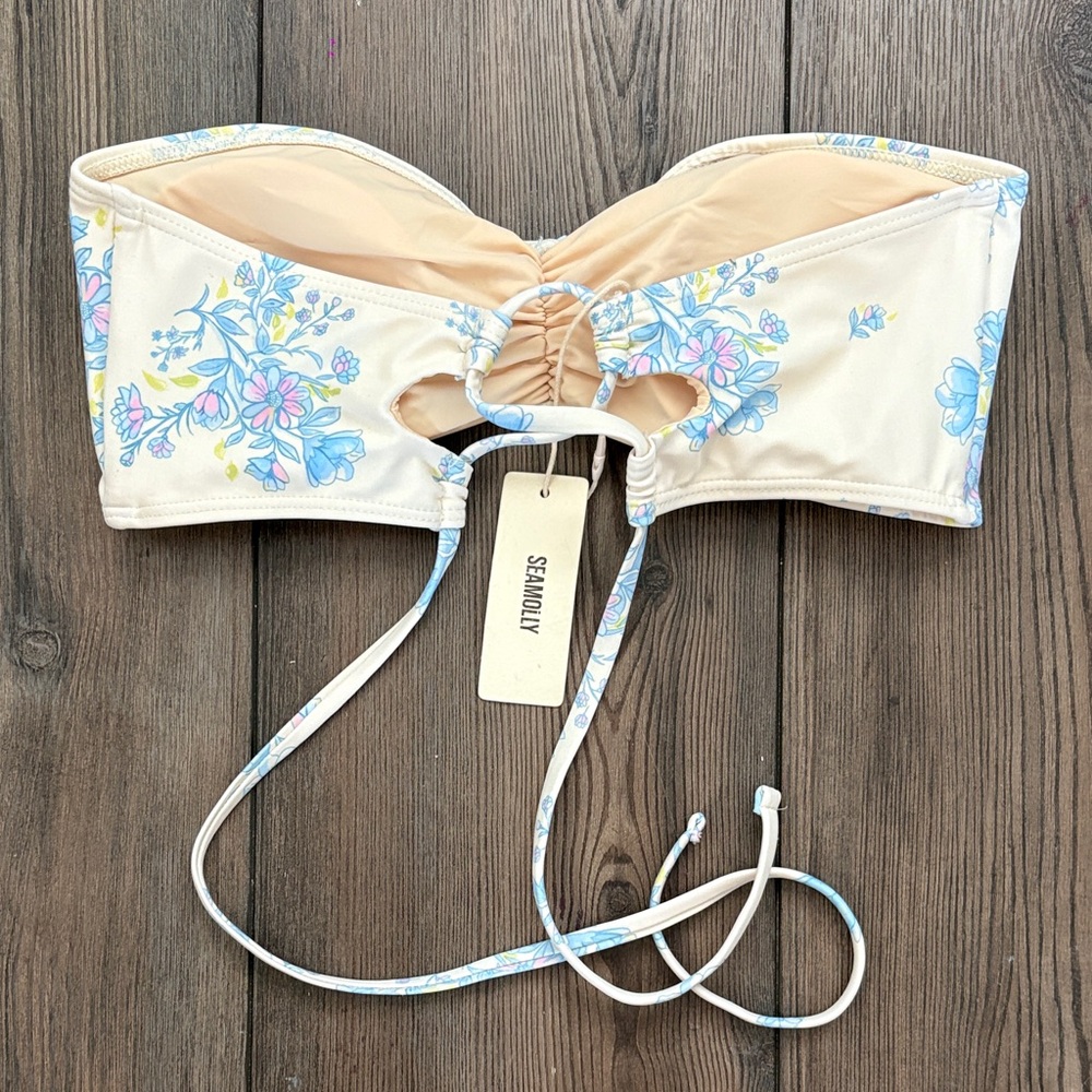 Seamolly Blue Floral Bikini Set - Picture 7 of 8